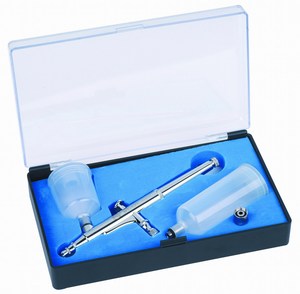Kit d'aérographe à double action à alimentation par gravité BT-131 en cuivre 20cc/40cc - Écologique - Haute précision - Maquillage, ongles, gâteaux et <span class=keywords><strong>peinture</strong></span> automobile - Product Image 3