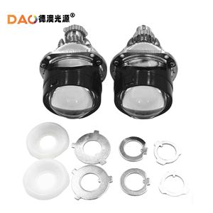 Lentille de projecteur LED double faisceau Dac 2,5 pouces 12000 lm 6000K 12V 50W pour la mise à niveau des phares de voiture - Product Image 1