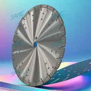 14 Inch Diamant Laser Gelaste Turbo Gesegmenteerde Cirkelzaagblad Snijschijf Voor Beton