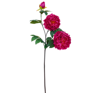 Flores de Peonía de Plástico al por Mayor, Plantas y Flores Artificiales, Ramo de Flores para Decoración de Bodas - Product Image 1