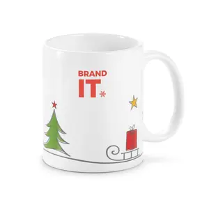 Mug de Noël en céramique personnalisé, modèle Chine 14585_93826 - Product Image 1
