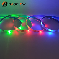 OEM ODM 5V 18LED 10mm PCB Bande lumineuse intelligente COB colorée à commande à distance pour Noël, Nouvel An, décoration de la maison et du jardin