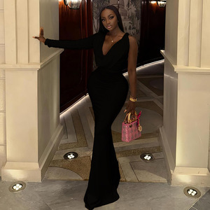 Wholesale Formal Butterfly Sleeve Dress Elegant Design & Customizable  Options | Alibaba.com