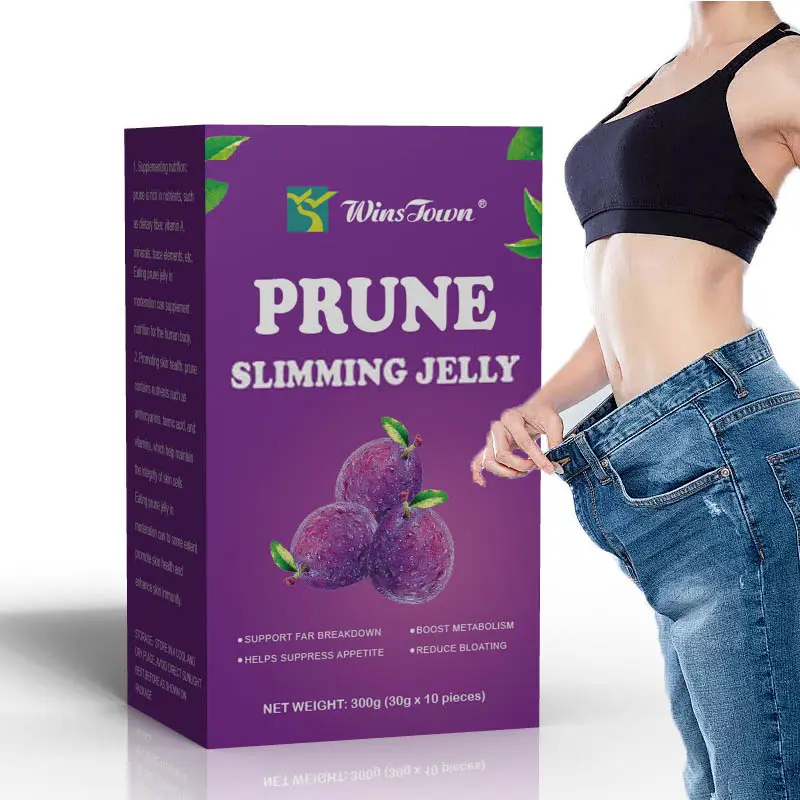 Pérdida de peso Jelly Vegan Prune Flavor Enzima Digestiva Vientre plano quema de grasa Producto para perder peso Body Slimming Jelly