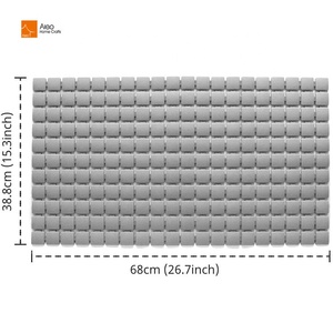 <span class=keywords><strong>Tapis</strong></span> <span class=keywords><strong>de</strong></span> <span class=keywords><strong>bain</strong></span> antidérapant <span class=keywords><strong>de</strong></span> haute qualité, en plastique TPE/PP, blanc, noir et gris, pour la douche, vente en gros, 2022 - Product Image 1