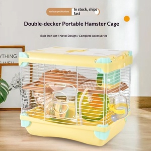 Tunnel de jeu d'intérieur tout-en-un pour hamster syrien doré, avec sable de bain et sable absorbant, pour toutes les saisons, accessoires et fournitures pour cage de hamster - Product Image 4