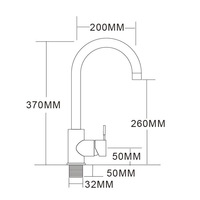 Robinet de cuisine moderne minimaliste en acier inoxydable 304, finition céramique brossée, bec rotatif anti-éclaboussures pour montage sur plan
