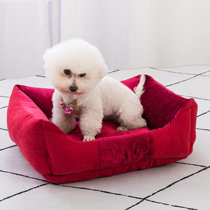 <strong>Fashion</strong> Design Pet Sleeping <strong>Bed</strong> Washable Removable <strong>Dog</strong> <strong>Bed</strong> Cushion Eco-friendly Suede Pet Sofa <strong>Bed</strong> With Zipper - Product Image 4