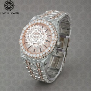 Montre en diamant faite à la main la plus vendue pour les occasions quotidiennes, les mariages, les anniversaires et autres événements, disponible à un prix abordable - Product Image 1