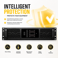 Nuevo Amplificador de Potencia Profesional 2U 4*1200W Clase H Estéreo de Alta Potencia, Sistema de Audio Profesional de 4 Canales