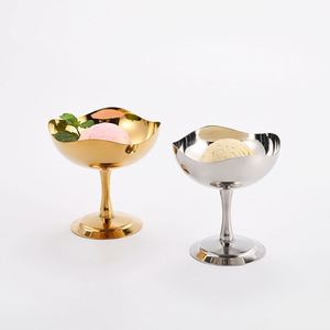 Nuevo Vaso de Acero Inoxidable para Snacks y Yogur, Copa Alta para Helado, Pudín y Leche, Vaso Creativo de Metal para Cócteles de Bar - Product Image 4