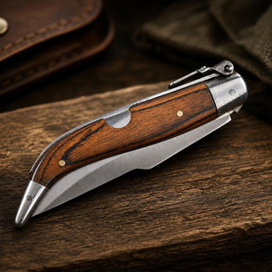 Cuchillo Plegable con Bloqueo de Seguridad y Mango Personalizado, Fabricación OEM y Suministro al por Mayor, Cuchillo de Caza Plegable - Product Image 2
