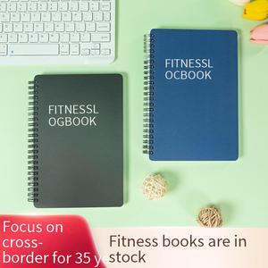A5 Fitness planificateur journal bobine cahier d'autodiscipline planificateur de régime carnet de notes Fitness journal journal de bord logo personnalisable - Product Image 4