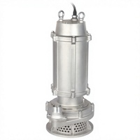 Pompe submersible pour eaux usées de centrale chimique, résistante à la corrosion, en acier inoxydable SS304, 380V, 7,5KW, hauteur de refoulement 55m, sortie 2 pouces