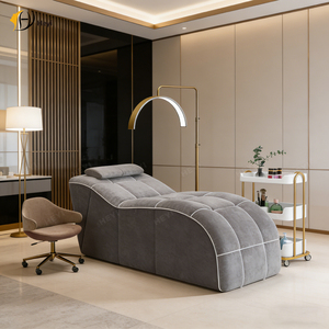 Bộ giường sofa hiện đại, nén, dành cho phòng khách, khách sạn, phong cách tối giản, đệm mút, vải phủ chân không. - Product Image 3