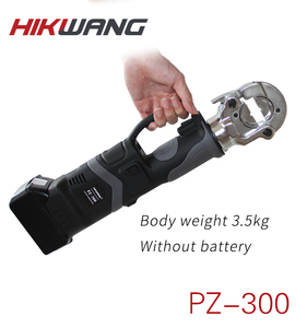 Juego de Herramientas de Engarzado de Terminales de <span class=keywords><strong>Cable</strong></span> Hidráulico Inalámbrico con Batería PZ-300, Abrazadera <span class=keywords><strong>para</strong></span> Terminales de Cobre y Aluminio Hexagonales - Product Image 3