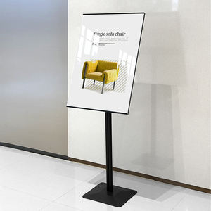 ขาตั้งจอแสดงผล BOZE แบบตั้งพื้น ขอบบาง อลูมิเนียม สีดำทันสมัย ประกอบง่าย ขนาด 180 ซม. สำหรับโฆษณา ด้าน<span class=keywords><strong>หน้า</strong></span> 1 <span class=keywords><strong>ชั้น</strong></span> - Product Image 6