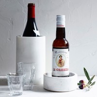 Support de seau de bouteille de refroidisseur de vin en marbre Offre Spéciale blanc vin de noël