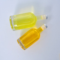 Mini bouteille de vin en verre de 750ml avec bouchon de couronne Transparent vide liqueur whisky Vodka bouteille liège Type d'étanchéité