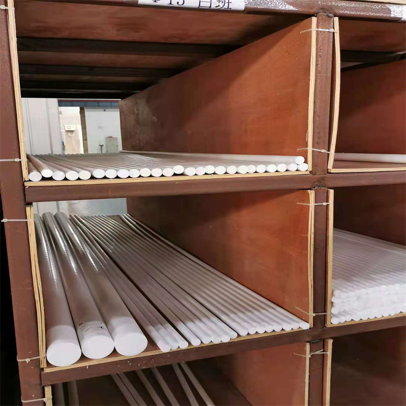 2022 Новый стержень из чистого ПТФЭ, круглый стержень, 100% чистые белые экструдированные стержни из ПТФЭ