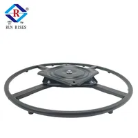 Run Rises Quincaillerie de mobilier en fer, mécanisme pivotant circulaire de 560 mm pour canapé et fauteuil pivotant, à ouverture à gauche, personnalisable, A22, fonctionnel