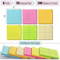 Blocs-notes adhésifs transfrontaliers colorés à axes coordonnés, fluorescent, multi-usages, Post-it détachables, style minimaliste Instagram
