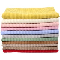 Fournisseur direct d'usine, tissu en velours côtelé en polyamide micro-doux tissé, couleur personnalisée, pour vêtements, pantalon, veste