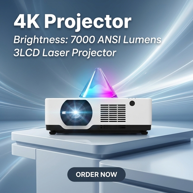 7000LM 4K Laser 3LCD VLK700  Outdoor Projector High Brightness 3D Laser Mapping Projector