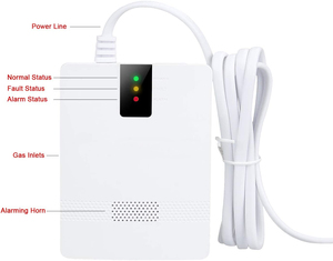 En iyi fiyat LPG LNG gaz dedektörü AC 90V- 240V doğal gaz alarm ev ve mutfak ürünleri - Product Image 5