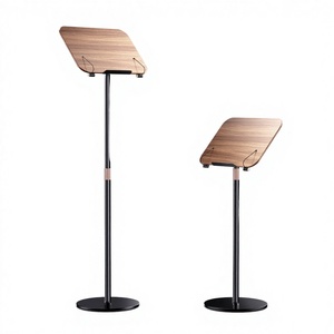 Supporto da Lettura Regolabile in Metallo per Scrivania e Porta Libri da Terra con Fermalibri da 20 cm per <span class=keywords><strong>Spartiti</strong></span> Musicali e Uso Ufficio - Product Image 2