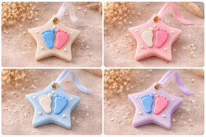 Tableta de Cera Aromática Hecha a Mano con Cera de Soja, Mini Tableta Perfumada con Forma de Pies para Regalo de Baby Shower, Ambientador para Armario - Product Image 2