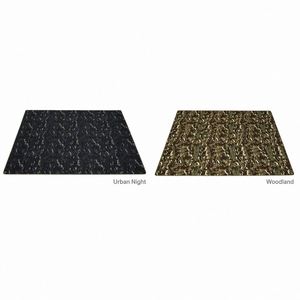 Woodland & Urban Night Camo Waterproof Mat, Large Portable Oxford Fabric Anti-Slip Picnic <b>Blanket</b> - Product Image 3