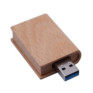 Heißer Verkauf Business Geschenk Usb 2.0 3,0 Holz Buch Förmigen Usb-Stick Holz U Disk Memory Stick Mit Logo benutzerdefinierte - Product Image 5