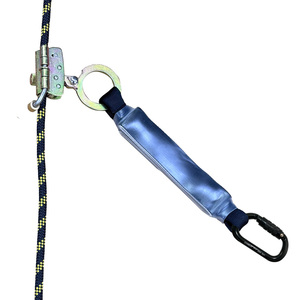 Corde <span class=keywords><strong>de</strong></span> sécurité avec double crochet, corde <span class=keywords><strong>de</strong></span> connexion pour harnais <span class=keywords><strong>de</strong></span> travail en altitude, corde anti-chute avec lanière, corde d'escalade - Product Image 2