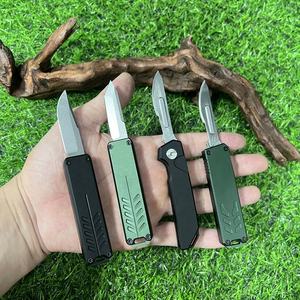 Couteau de poche en alliage d'aluminium AL avec clip, petit couteau EDC télescopique rétractable, couteau utilitaire de précision pour artisanat - Product Image 5