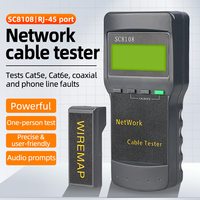 Probador de Cables de Red SIXIANTO SC8108, Herramienta de Prueba LAN/FTTH con 1 Año de Garantía