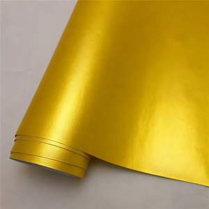 Premium Satin <span class=keywords><strong>Series</strong></span> Gold Car Wrap Rolls Film Wrap Vinyl Tint Car Película decorativa a la mejor calidad en ventas calientes - Product Image 1