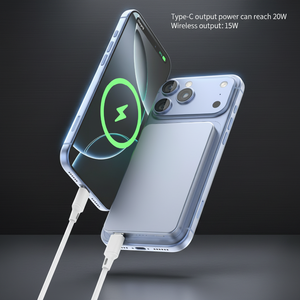 <span class=keywords><strong>Batterie</strong></span> <span class=keywords><strong>externe</strong></span> portable sans fil 5000 mAh à chargement magnétique rapide pour téléphone et appareils Android - Product Image 3