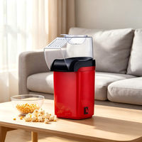 Machine à Popcorn Électrique Portable Mini 1200W, pour la Maison, 110V/220V