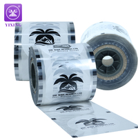 Lebensmittel qualität Kunststoff kunden spezifisch Bubble Tea Milch tee Fruchtsaft becher Versiegelung Filmrolle PP Pet für 92mm 95mm Papier Plastik becher