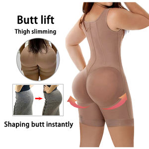 Faja Colombiana Reductora, Postoperatoria, para Mujer, Fajas de Compresión Media hasta Medio Muslo, Transpirable - Product Image 2