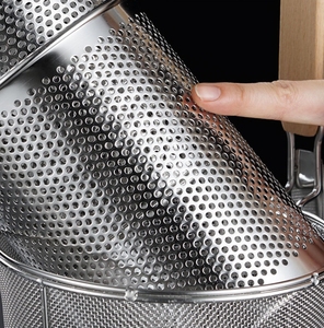 ที่กรองแ<span class=keywords><strong>บ</strong></span><span class=keywords><strong>บ</strong></span>ตะแกรงอเนกประสงค์สำหรั<span class=keywords><strong>บ</strong></span>ทอดเฟรนช์ฟรายส์พร้อมตะกร้า - Product Image 4