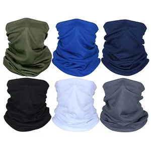 Offre directe d'usine, prix bon marché, vente chaude, cou 100D Polyester imprimé Logo personnalisé Tube foulard magique bandana