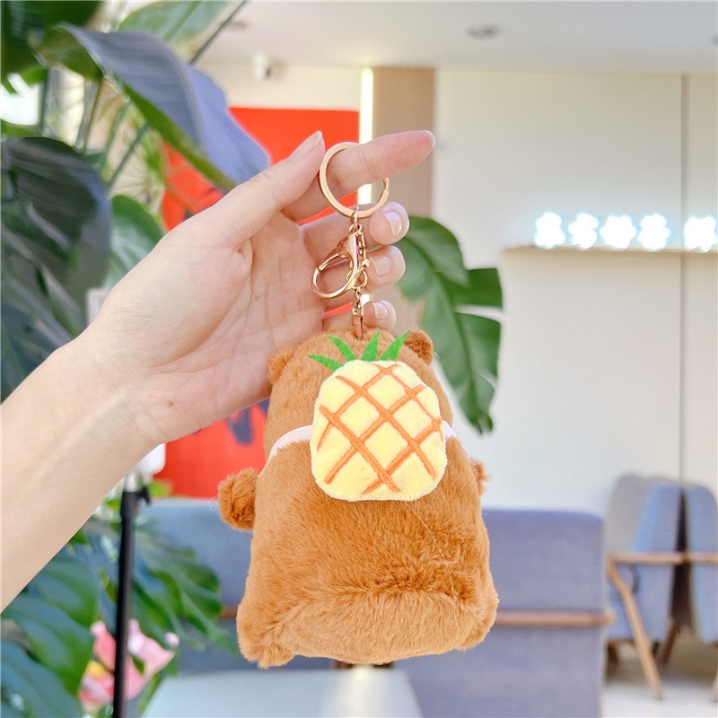 Grille arrière ananas boucle dorée