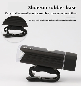 Nouveau phare LED de cavalier de nuit en alliage d'aluminium de lumière de vélo d'USB pour l'équipement de cyclisme d'éclairage avant et arrière - Product Image 4