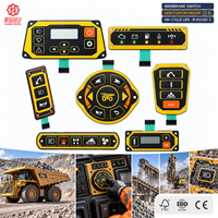 Tastiera a Membrana Personalizzata Huiming, Design OEM, Pannello di Controllo Impermeabile IP per Macchinari Pesanti