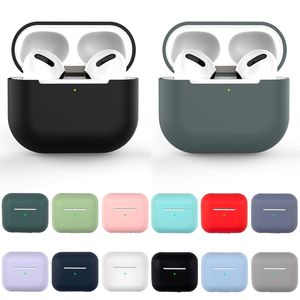 Dropshipping Étui de protection en silicone pour écouteurs sans fil pour <span class=keywords><strong>AirPods</strong></span> <span class=keywords><strong>3</strong></span> (gris) - Product Image 2