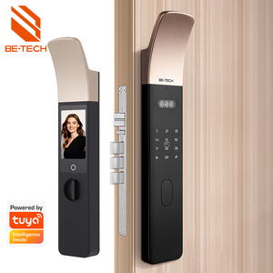 <span class=keywords><strong>Reconnaissance</strong></span> intelligente d'empreintes digitales la plus vendue 2x18650 batterie au Lithium Tuya Wifi serrure à mot de passe numérique pour porte en bois et acier - Product Image 1