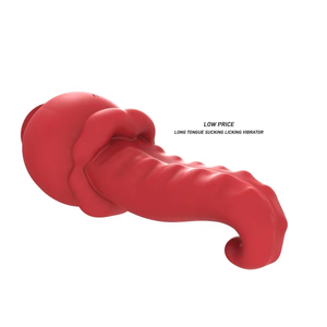 Vibrateur clitoridien G-Spot pour adultes, avec fonctions de poussée, de balancement, de vibration de langue et de succion, et simulation de léchage de grande bouche - Product Image 1