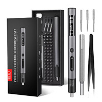 Kit de tournevis électrique de précision 50 en 1, 3 réglages de couple, outil de réparation pour téléphones portables et électronique